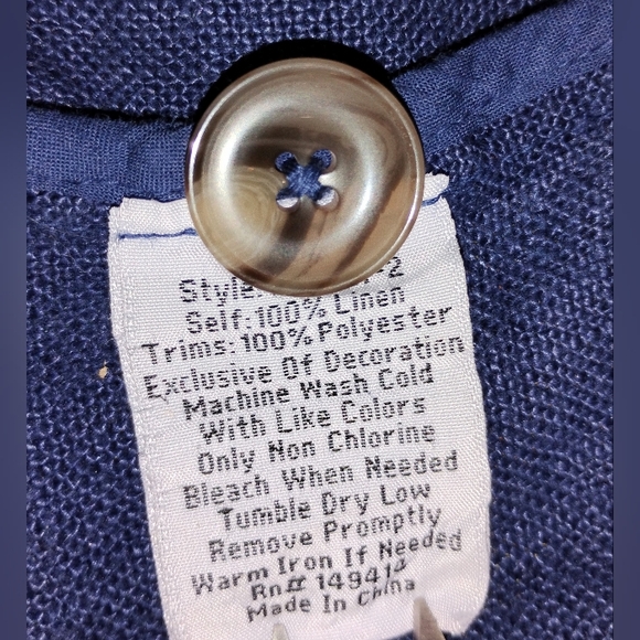 STAR GAZER EMBROIDERED LINEN JACKET - Picture 7 of 13